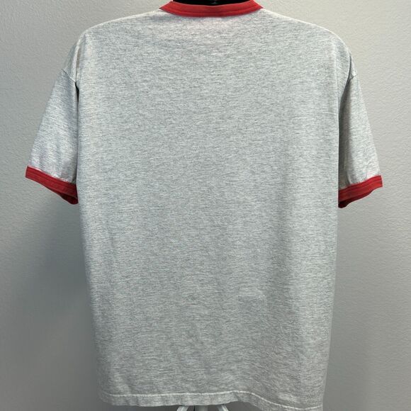 Vintage Gold Coast Bowling Center T Shirt Mens XL X-Large Gray Las Vegas Bowler - Picture 3 of 6